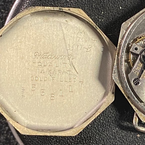 Antique Hallmark Hand Wind Mechanical Watch 15 Jewel Swiss Movement - Picture 8 of 9